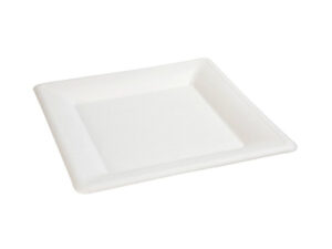 100 pz-Piatto eco quadrato