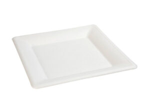 100 pz-Piatto eco quadrato
