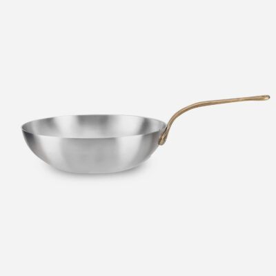 WOK profesional induzione manico in ottone d. 28 cm