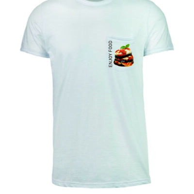 T-shirt taschino 100% cotone PARMIGIANA