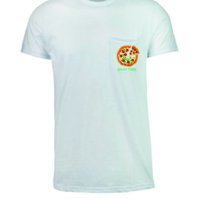 T-shirt taschino 100% cotone PIZZA