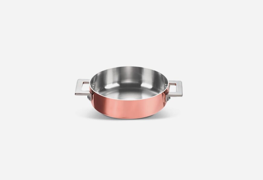 Tegamino Style 2 manici inox d.14 cm
