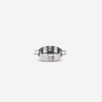 Tegamino professionale con 2 maniglie inox d.14 cm