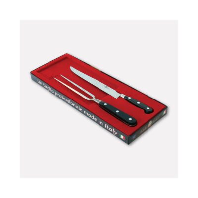 Confezione coltello per arrosto 22 cm e forchettone 28 cm