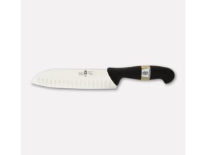 Coltello santoku, lama inox con alveoli cm 18