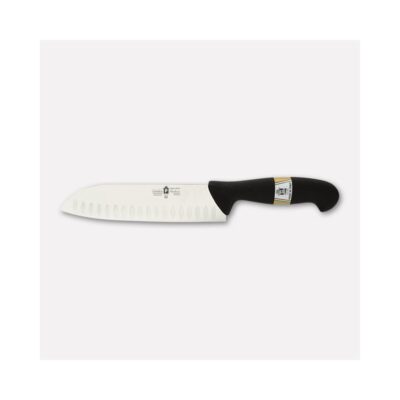 Coltello santoku, lama inox con alveoli cm 18
