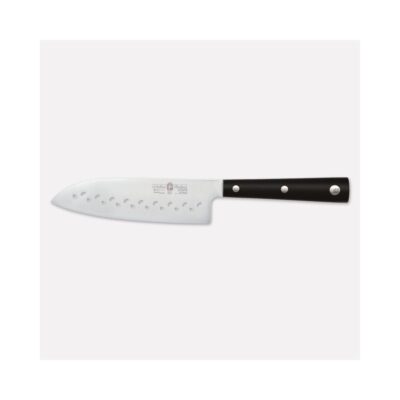 Coltello santoku ,lama forata in acciaio inox 16 cm