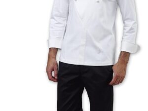 GIACCA DA CHEF 63% cot. 35% polies. 2% elast.