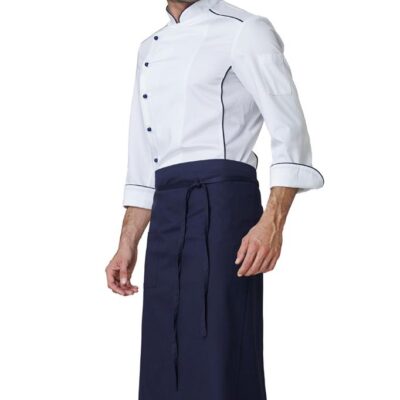GREMBIULE blu / nero 100% cot.sanfor
